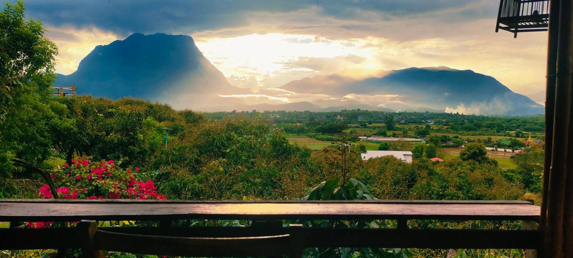 Baan 2 Dao Farmstay Csiangdau Kültér fotó